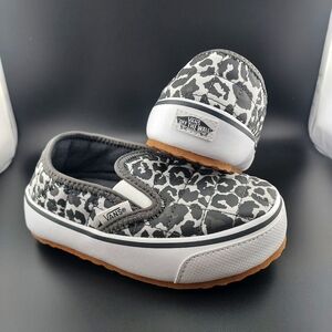NWOB Vans snow Leopard slip-er 2 slip-on comfort shoes - little kids Size 11